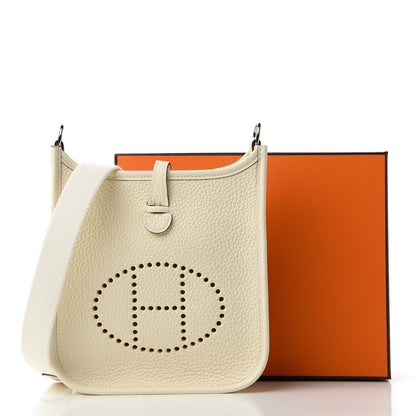 Hermes Taurillon Clemence Amazone Evelyne TPM Nata Craie 10 of 10