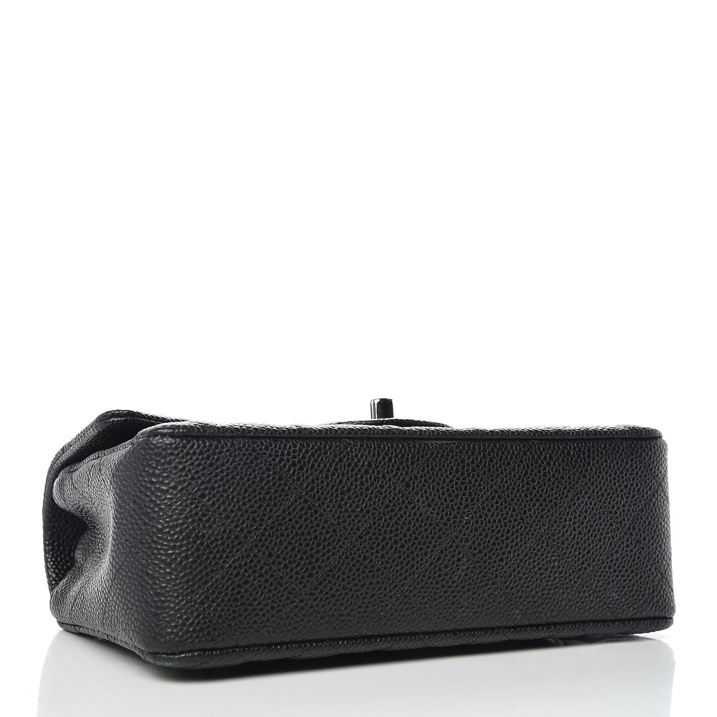 Caviar Quilted Mini Rectangular Flap Black