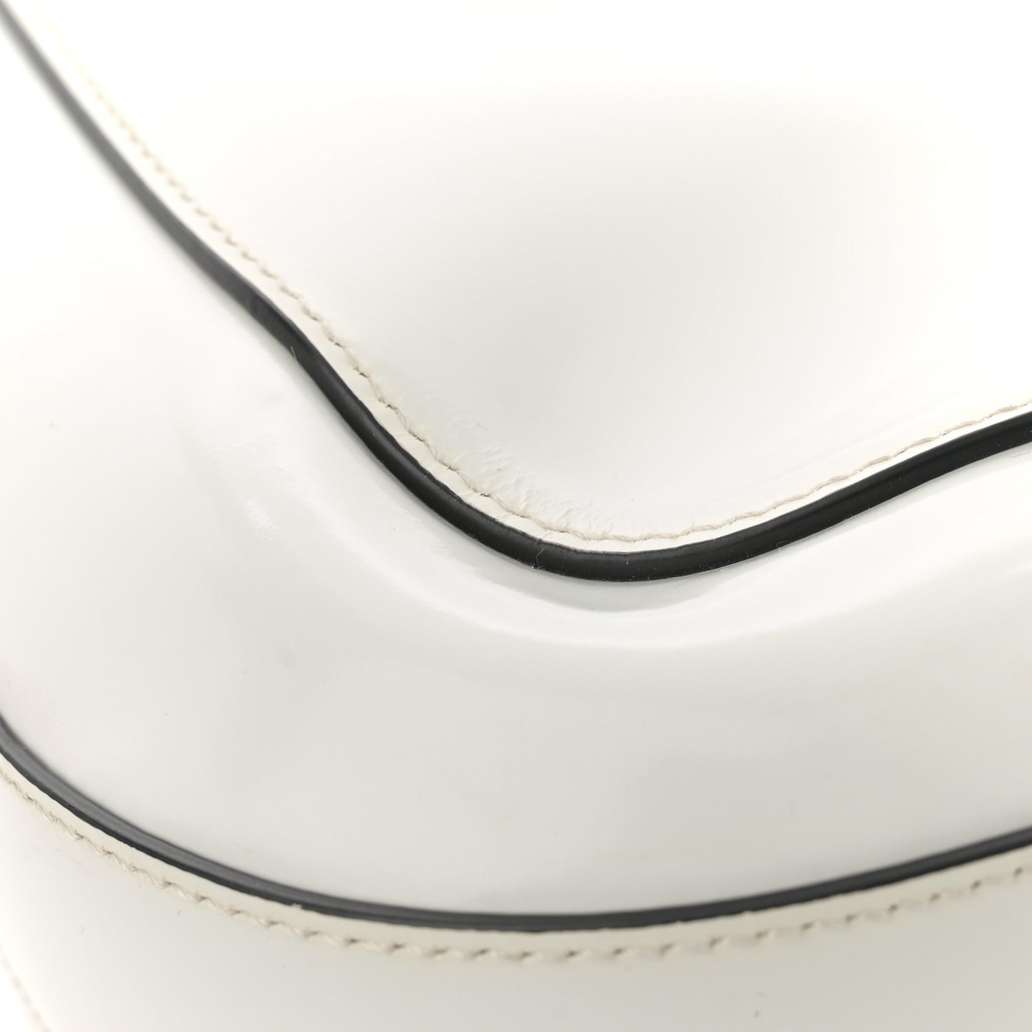 Spazzolato Cleo Adjustable Strap Shoulder Bag White