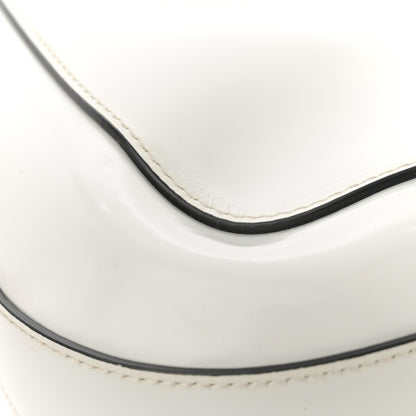 Prada Spazzolato Cleo Adjustable Strap Shoulder Bag White 12 of 13