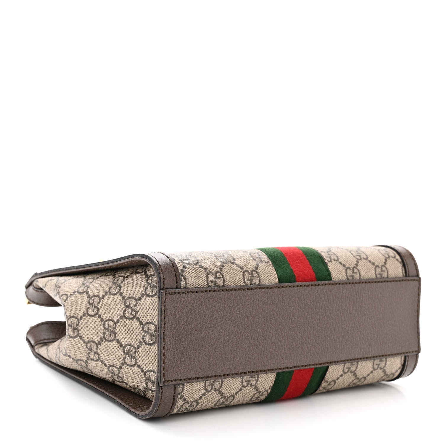 Gucci GG Supreme Monogram Small Ophidia Tote Bag Brown 4 of 10