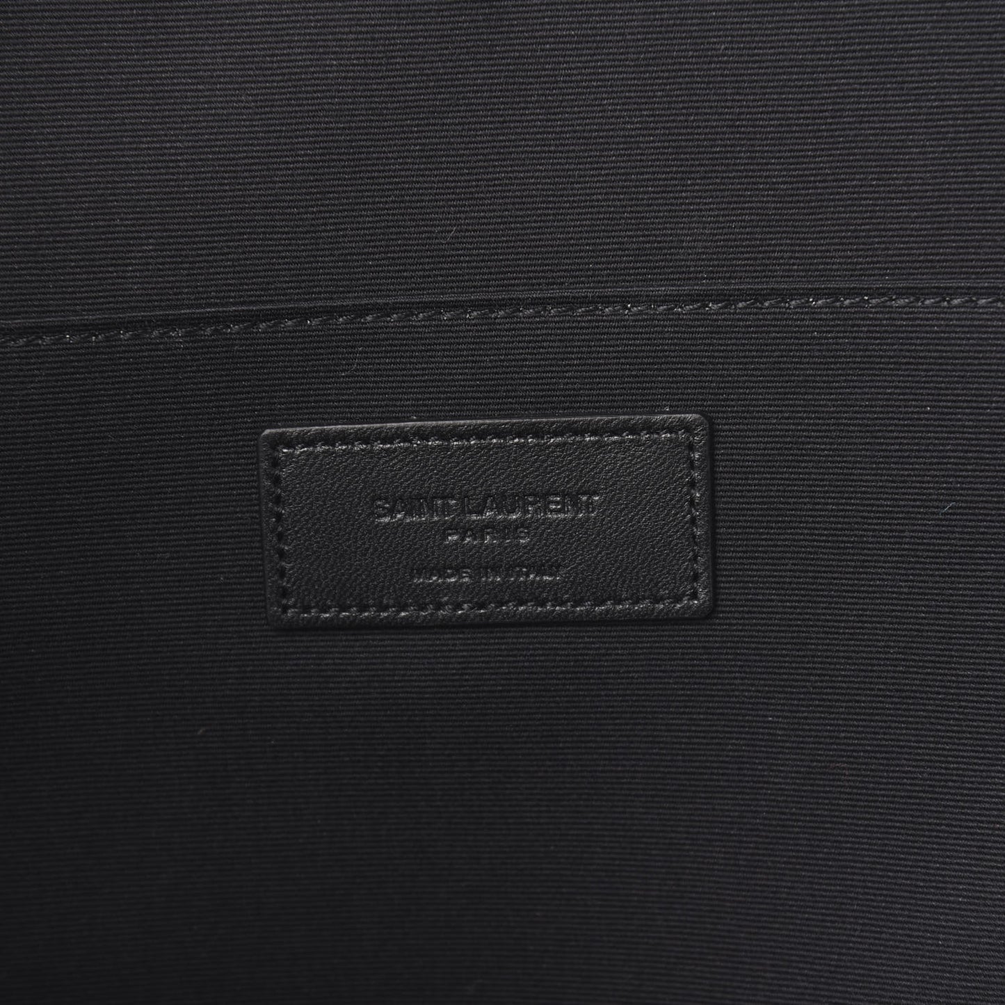 Crocodile Embossed Calfskin Rider Document Holder Black