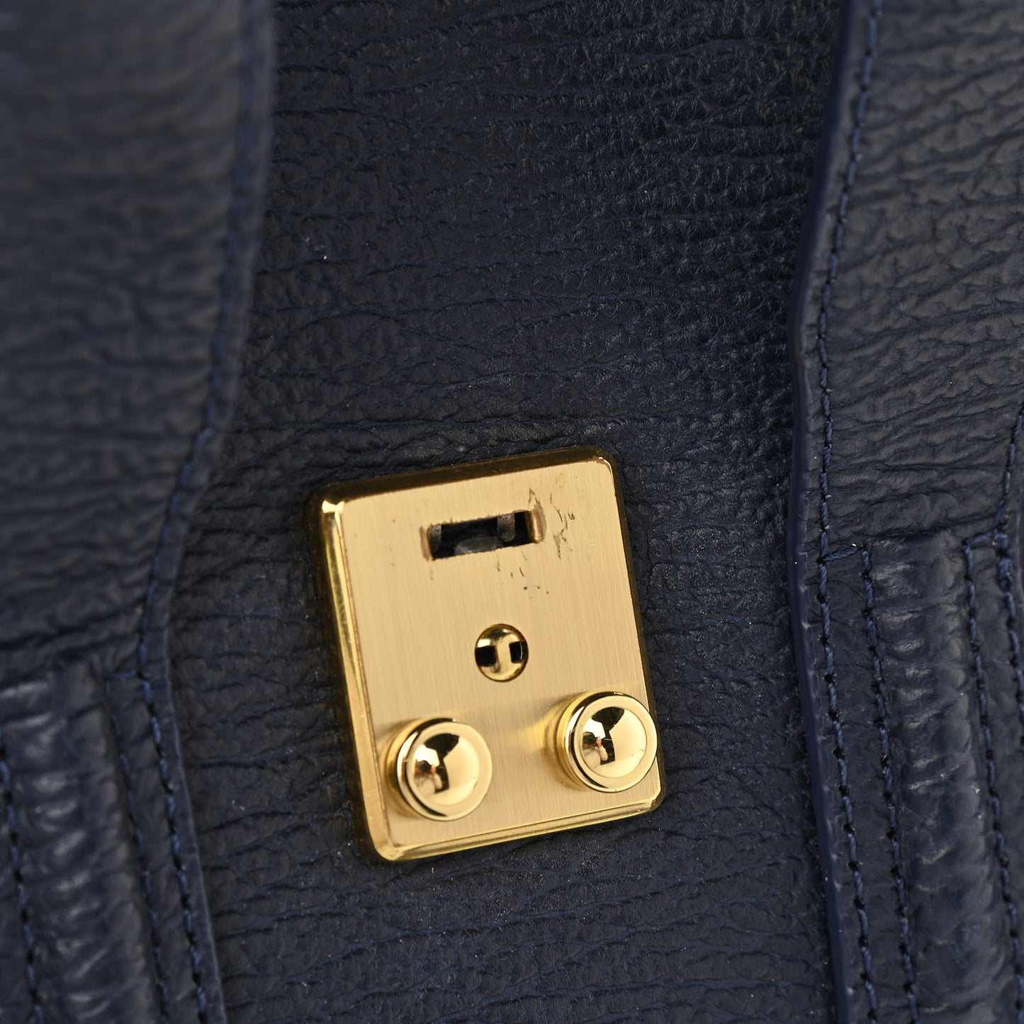 Textured Calfskin Mini Pashli Satchel Ink