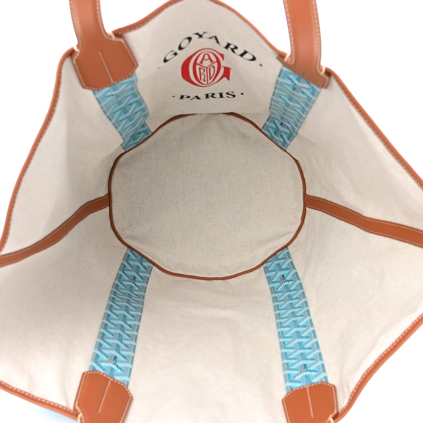 Goyardine Reversible Belharra Light Blue