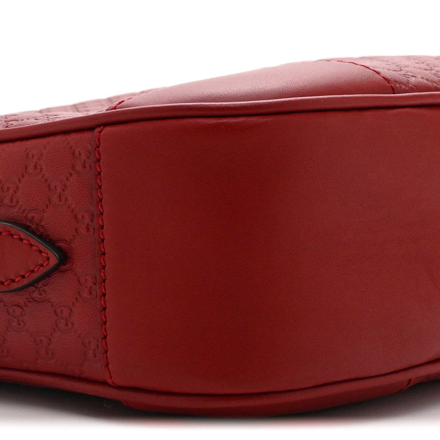 Microguccissima Mini Bree Messenger Bag Red