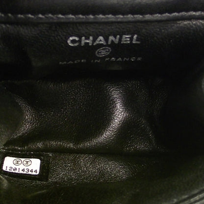 Chanel Quilted Leather 2.55 Ankle Wrist Bag Black 5 of 7
