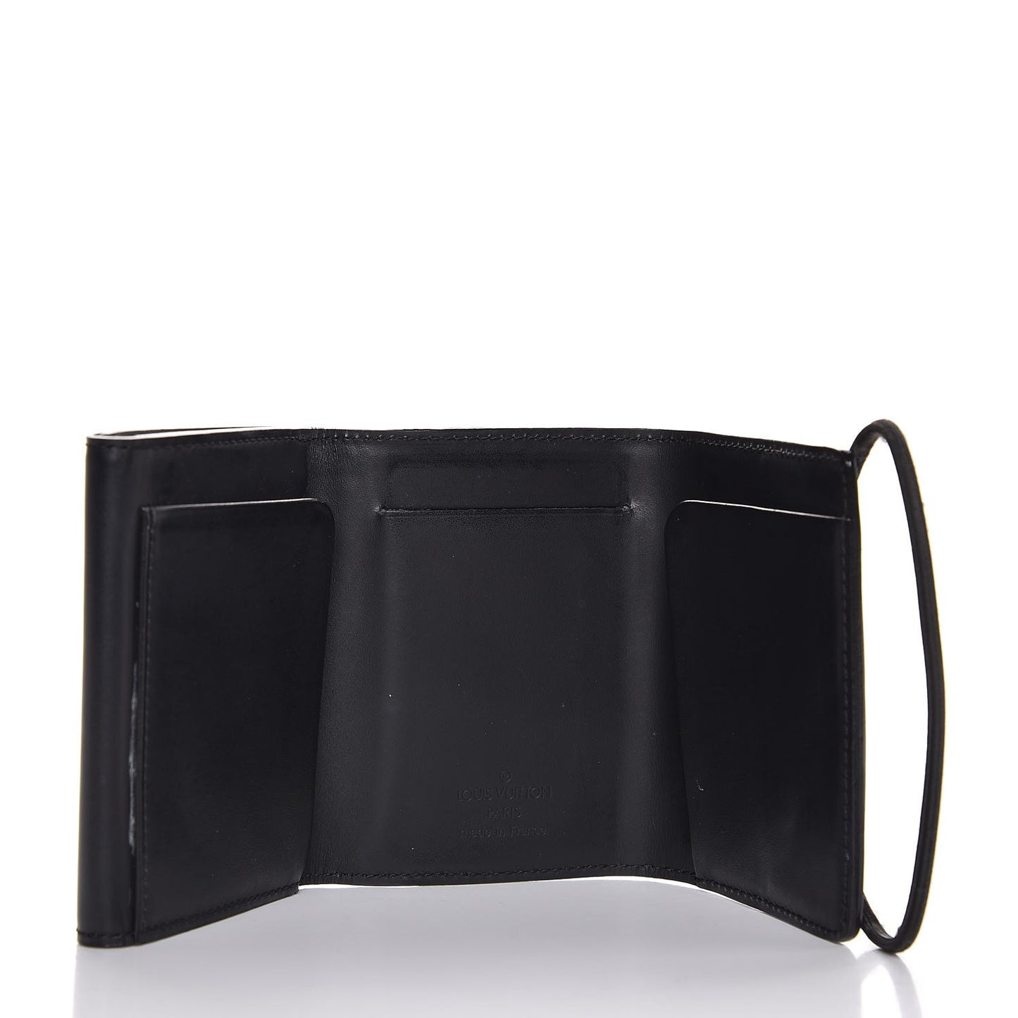 Epi Porte Monnaie Elastique Wallet Black