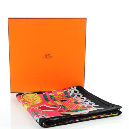 Hermes Silk Les Trophees Scarf 90 3 of 6