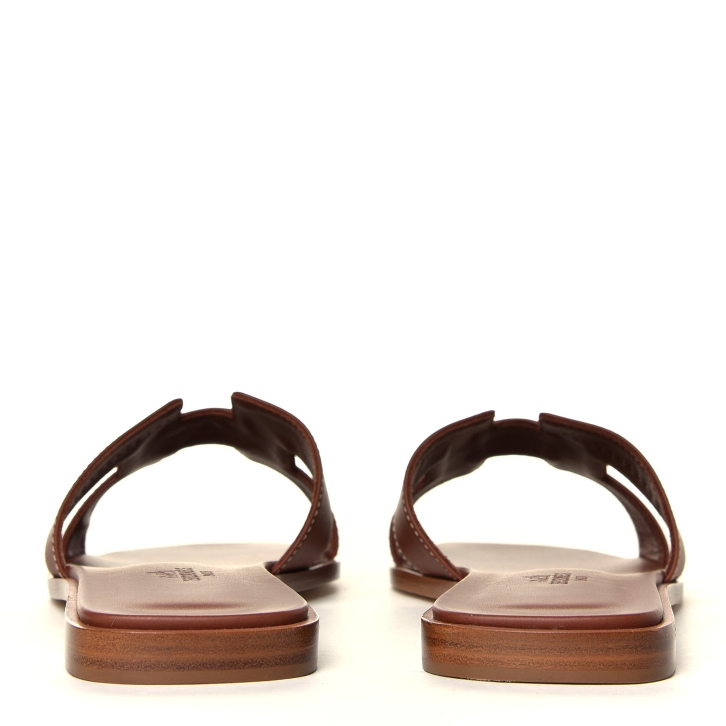 Box Calfskin Oran Sandals 38.5 Gold