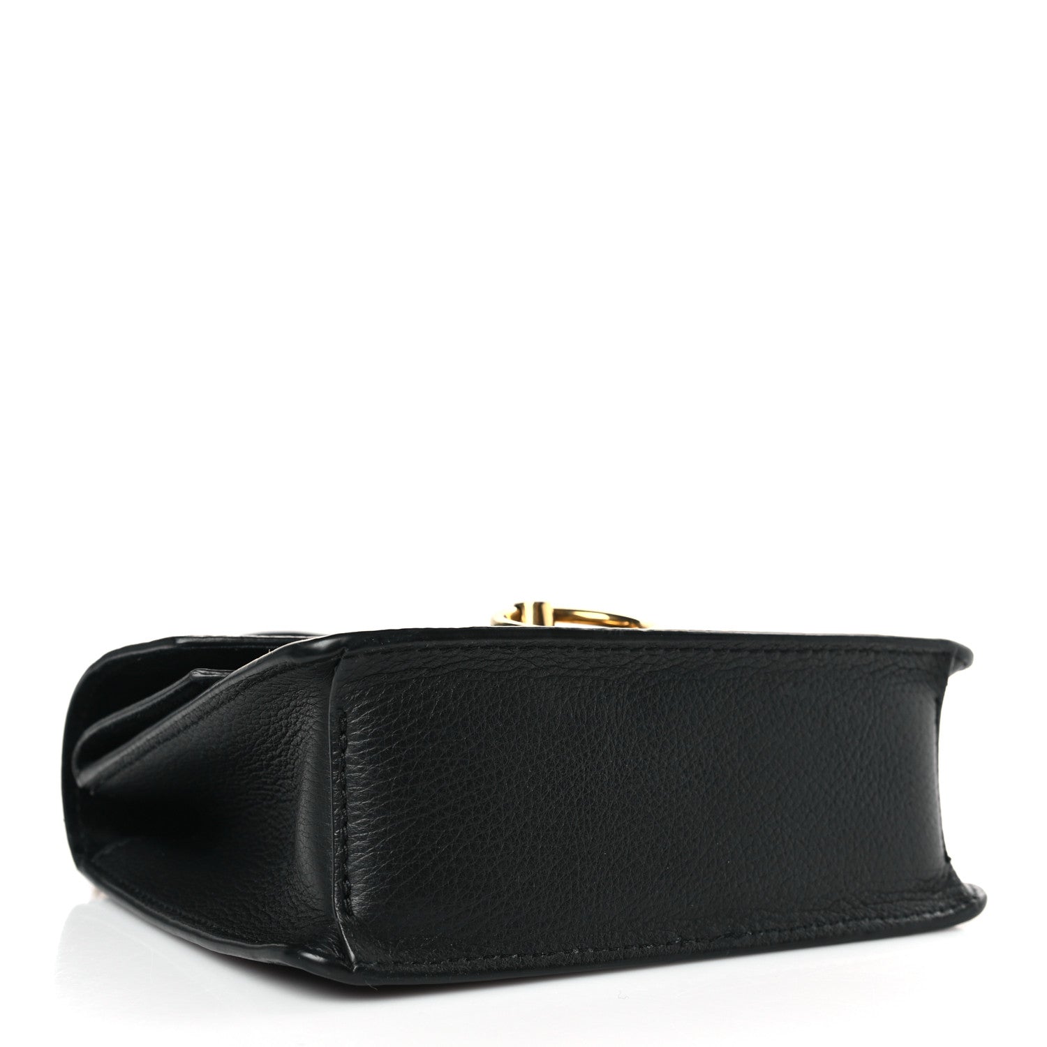 Mulberry Grained Calfskin Small Amberley Top Handle Crossbody Black 4 of 8