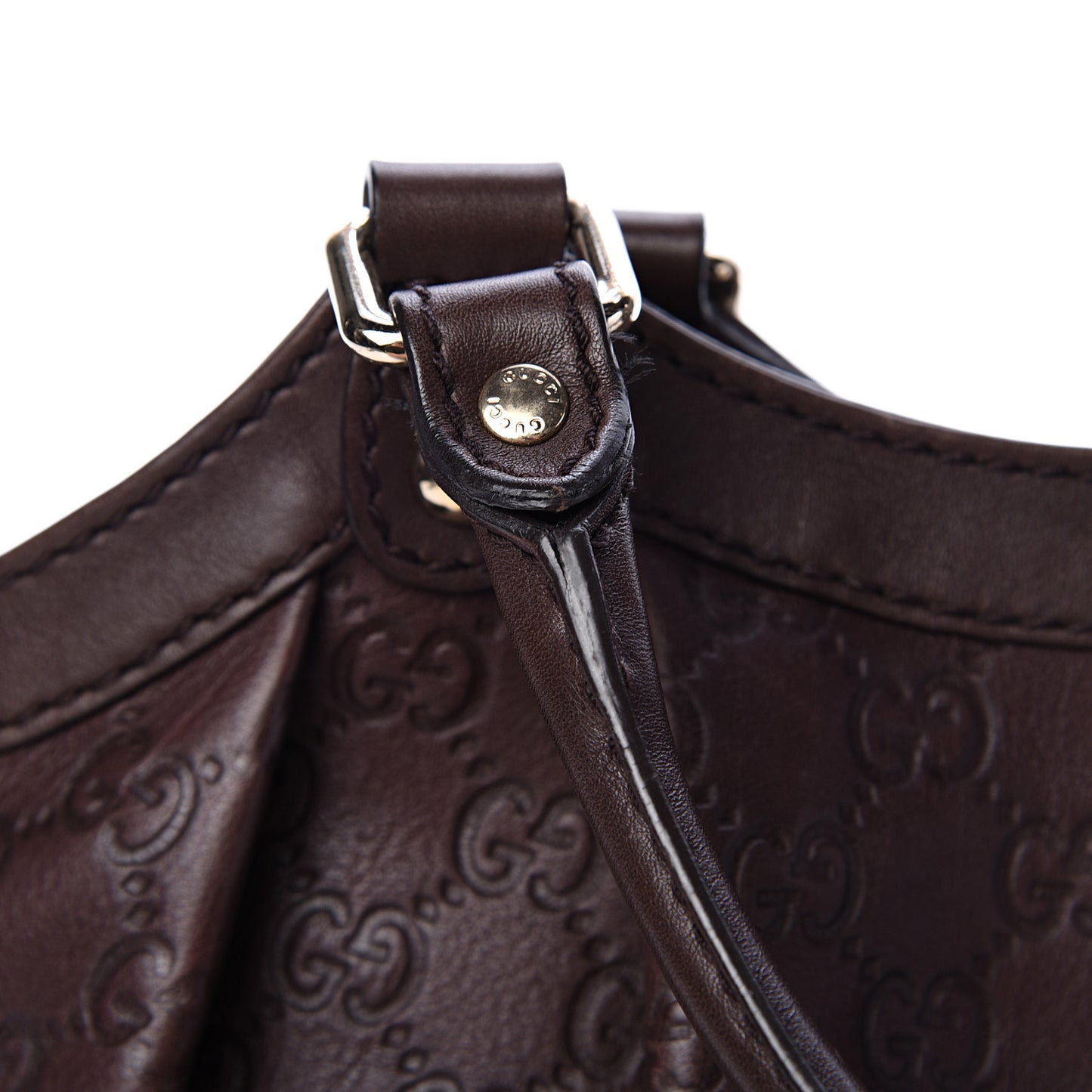 Guccissima Medium Sukey Tote Chocolate