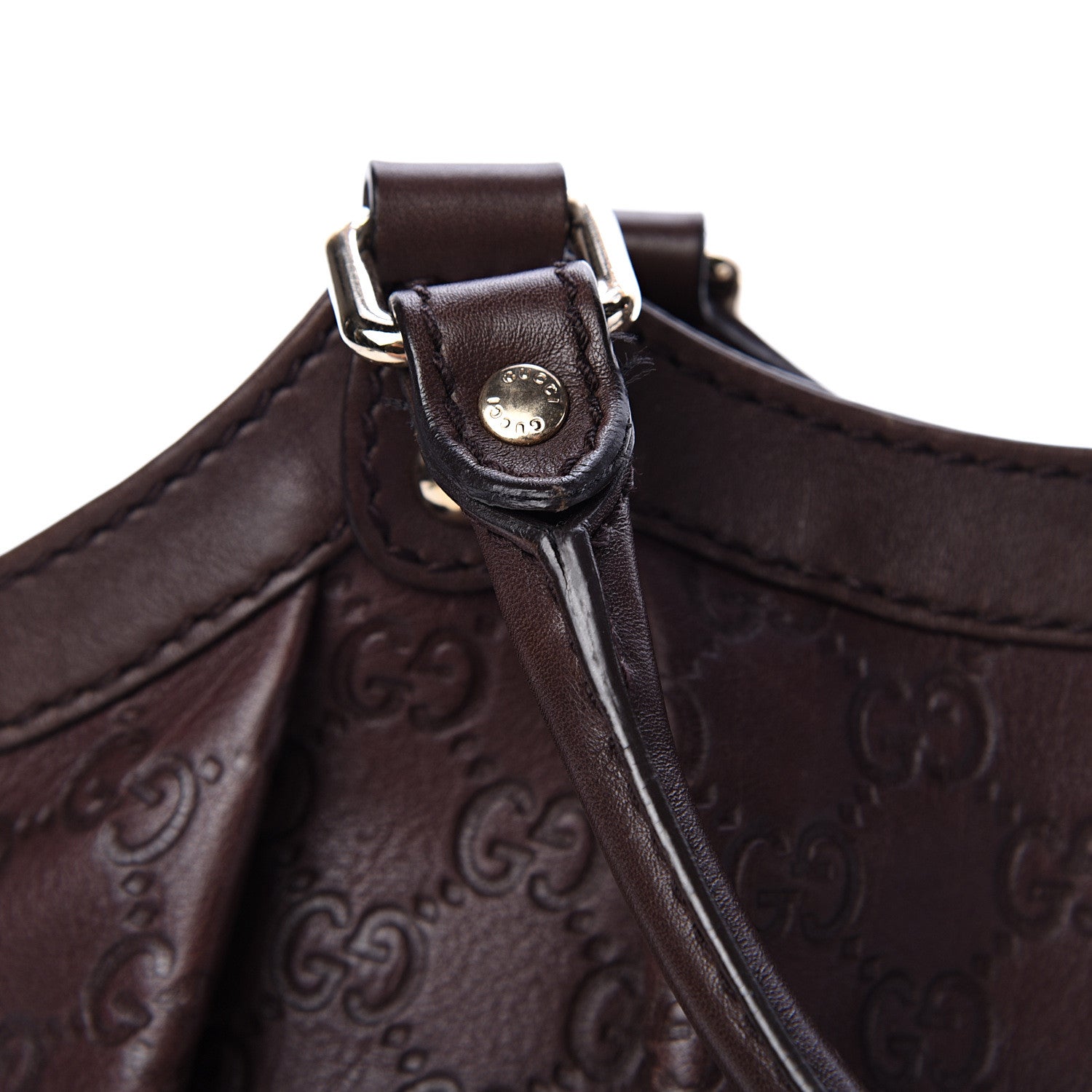 Gucci Guccissima Medium Sukey Tote Chocolate 11 of 12