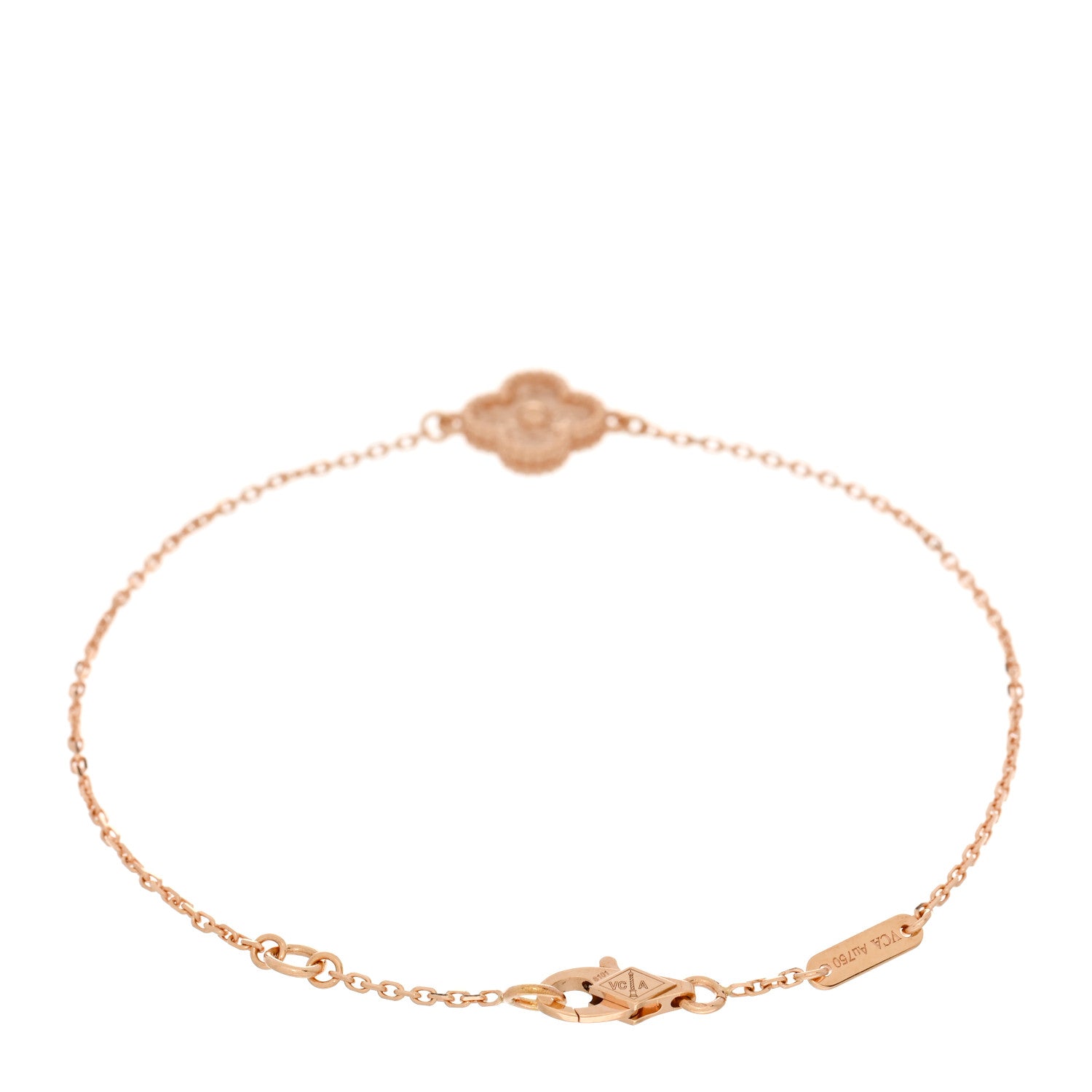 Van Cleef & Arpels 18K Rose Gold Sweet Alhambra Bracelet 2 of 4