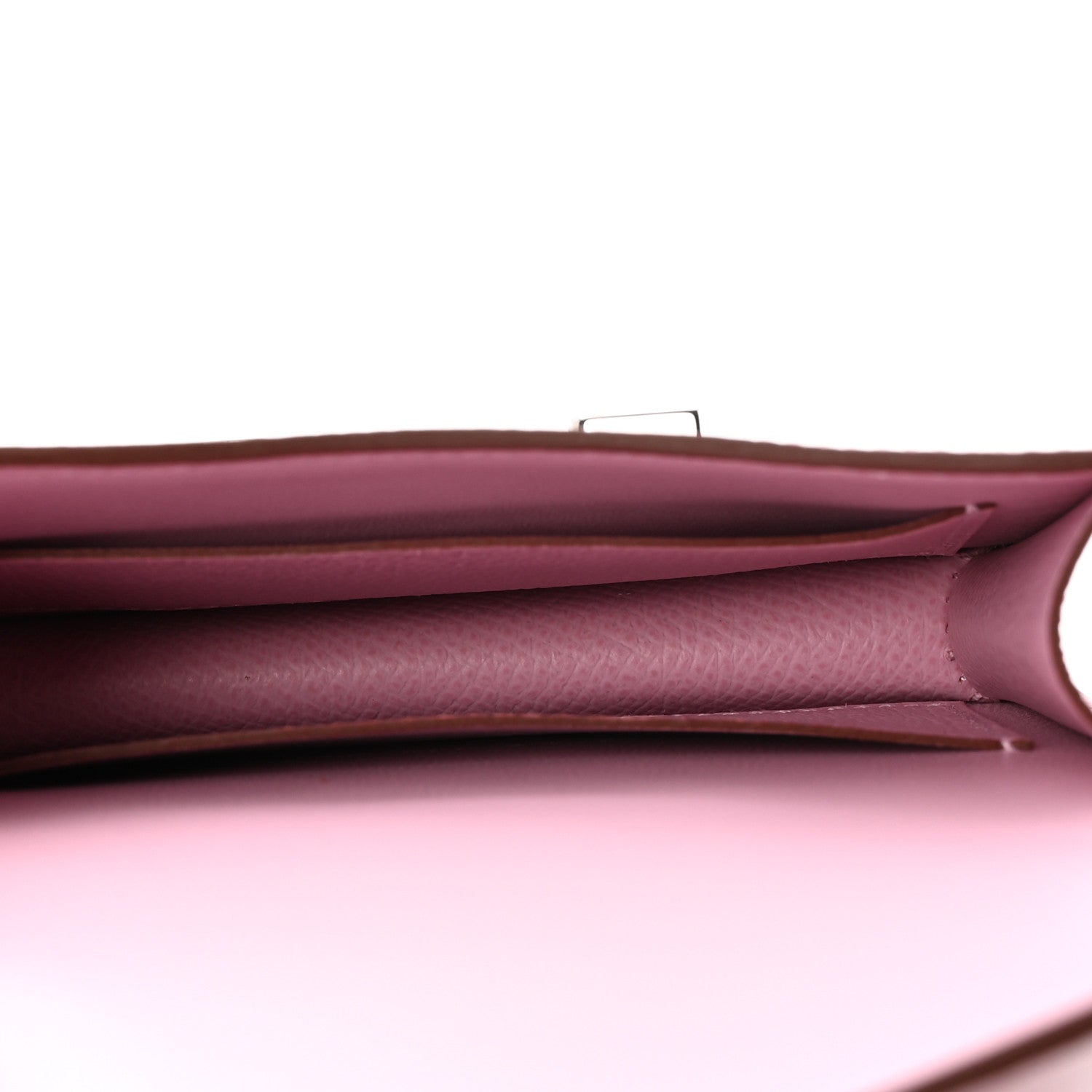 Hermes Epsom Constance Slim Wallet Mauve Sylvestre 6 of 10