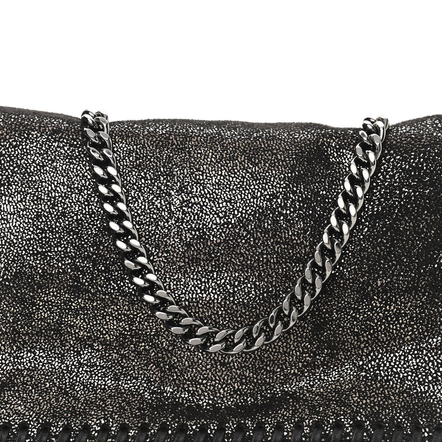 Shaggy Deer Falabella Crossbody Clutch Black