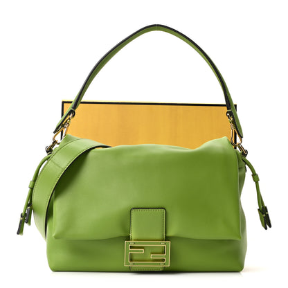 Fendi Nappa Medium Mamma Baguette Green 10 of 10