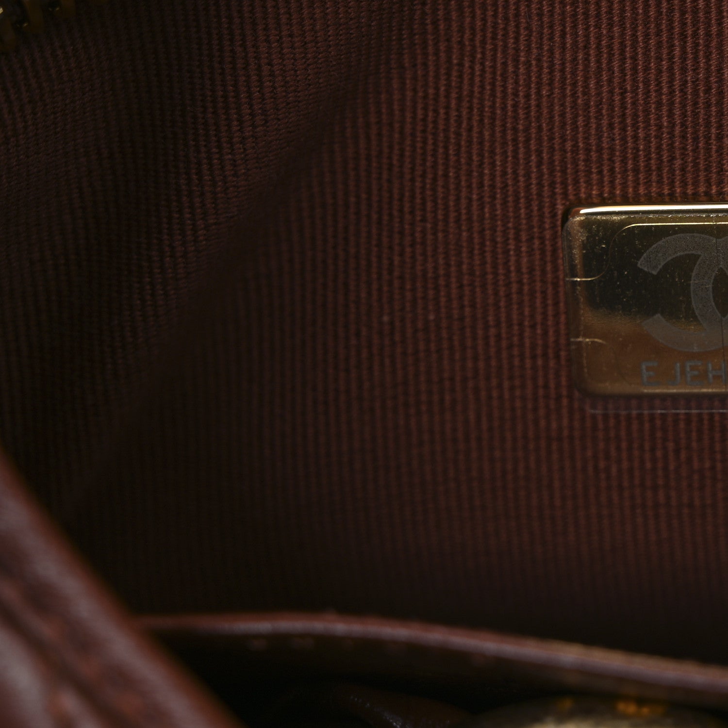 Chanel Shiny Crumpled Lambskin Quilted Small CC Funky Town Hobo Brown 7 of 12