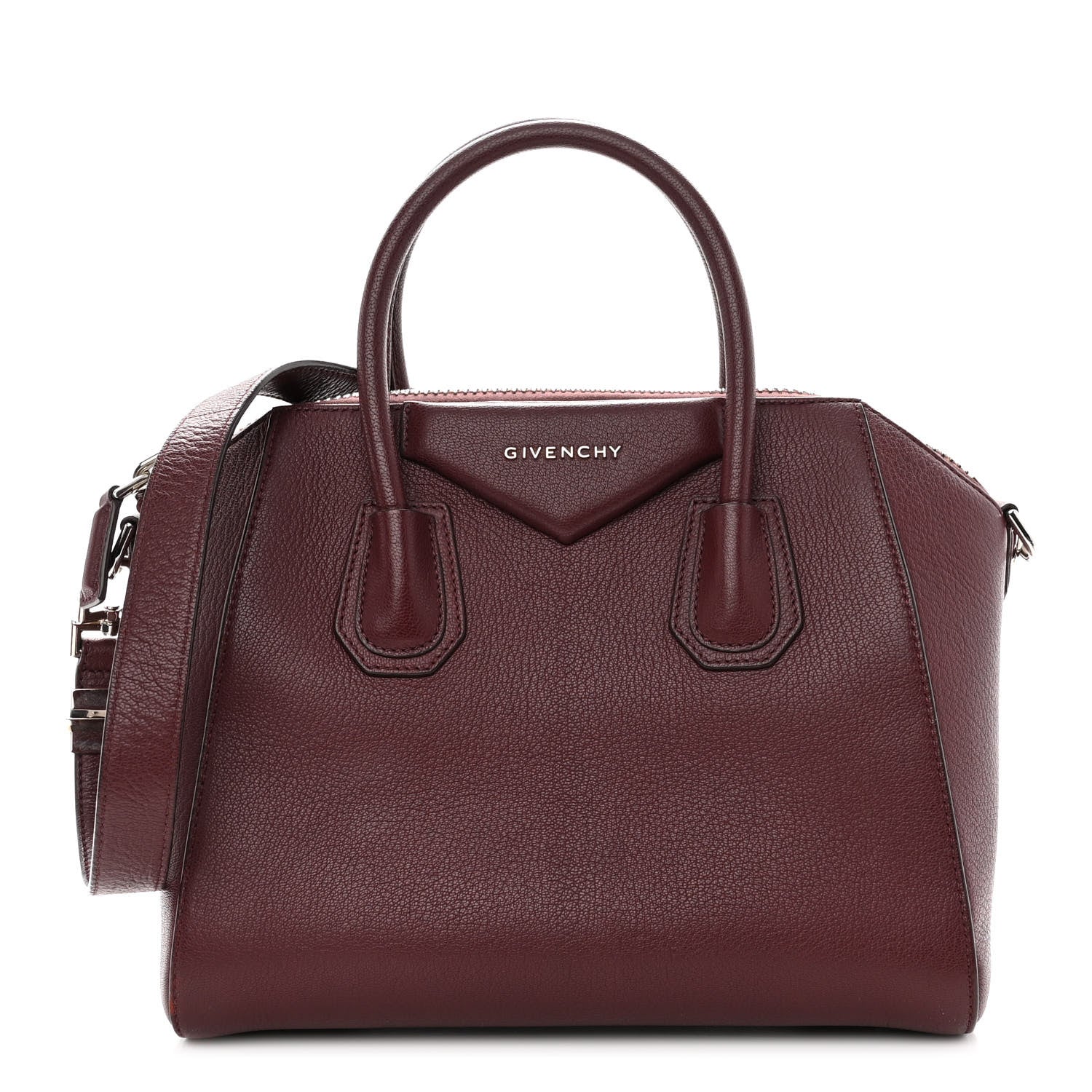 Givenchy Sugar Goatskin Small Antigona Oxblood 1 of 9