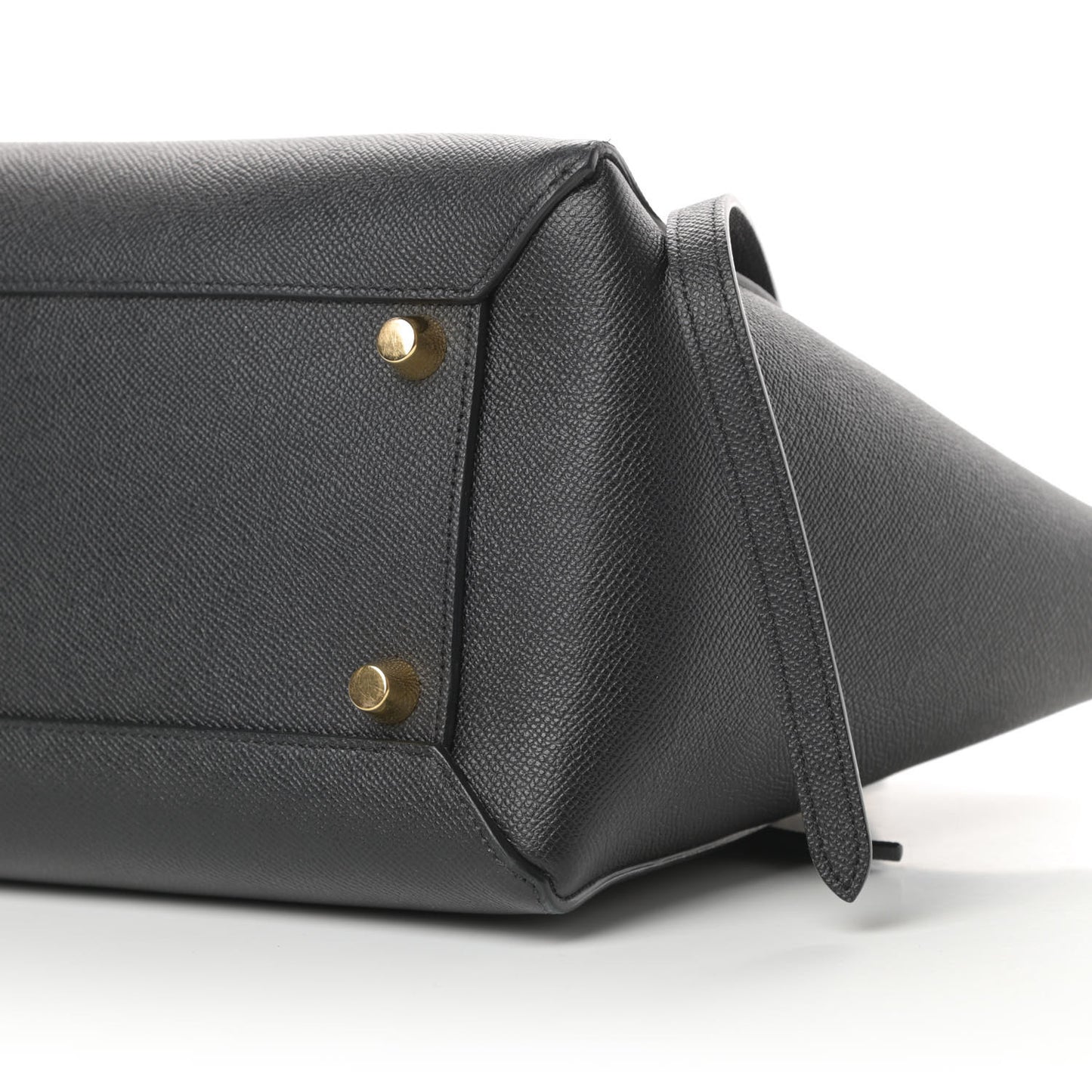 Grained Calfskin Mini Belt Bag Black