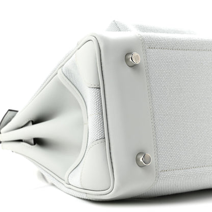 Hermes Toile Goeland Swift Cargo Birkin 25 Gris Platine 9 of 11