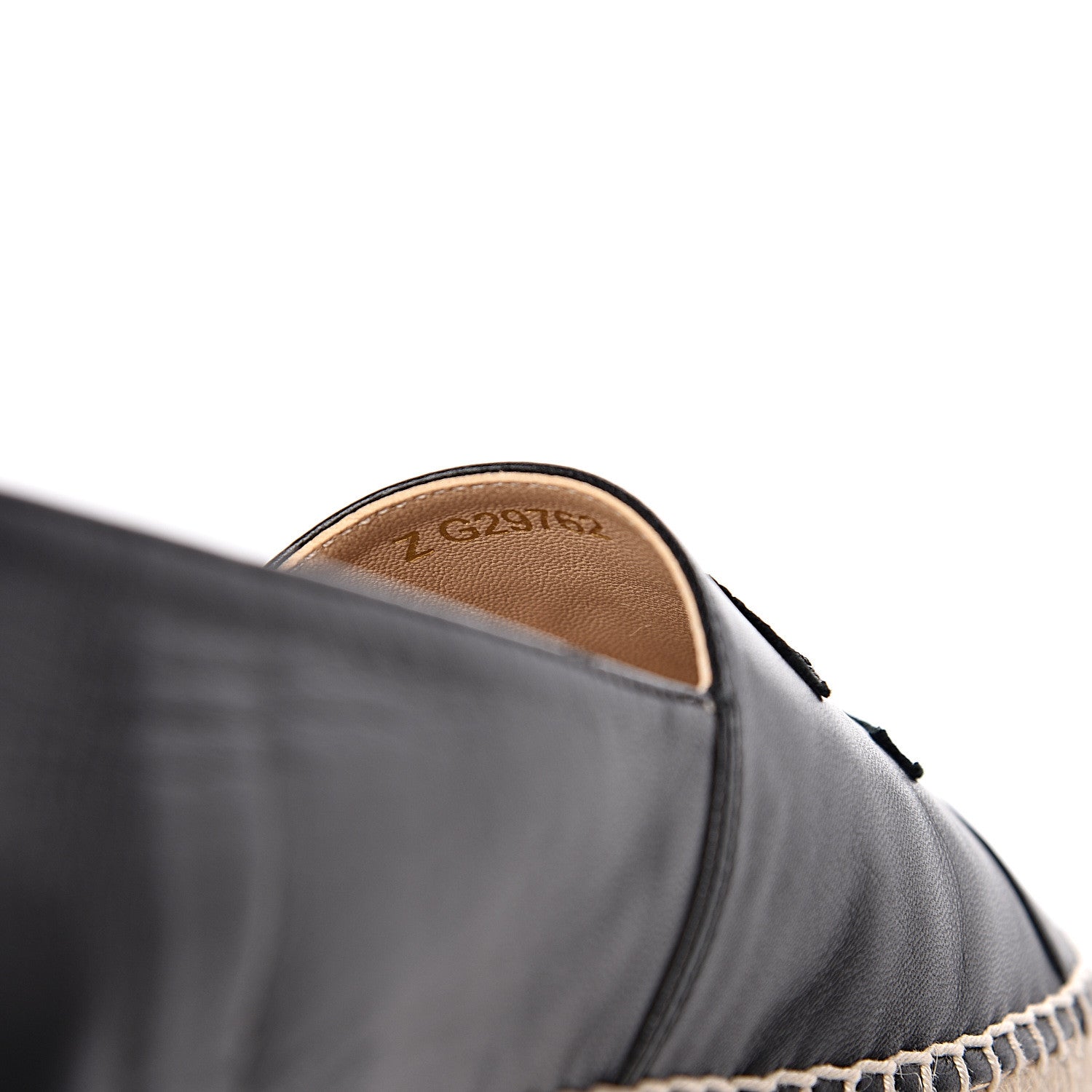 Chanel Lambskin CC Espadrilles 40 Black 10 of 11