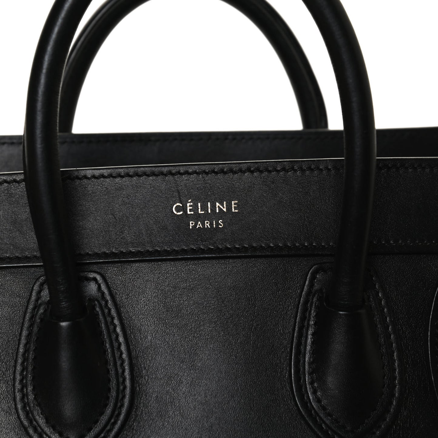 Smooth Calfskin Nano Luggage Black