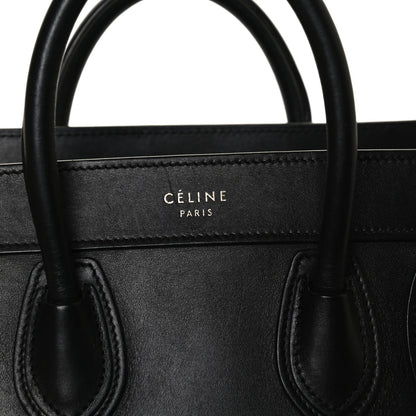 Celine Smooth Calfskin Nano Luggage Black 6 of 12