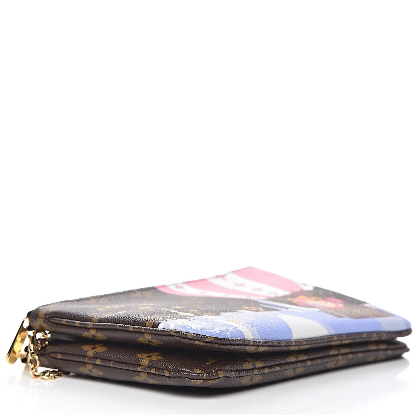 Monogram 2019 Christmas Animation Double Zip Pochette