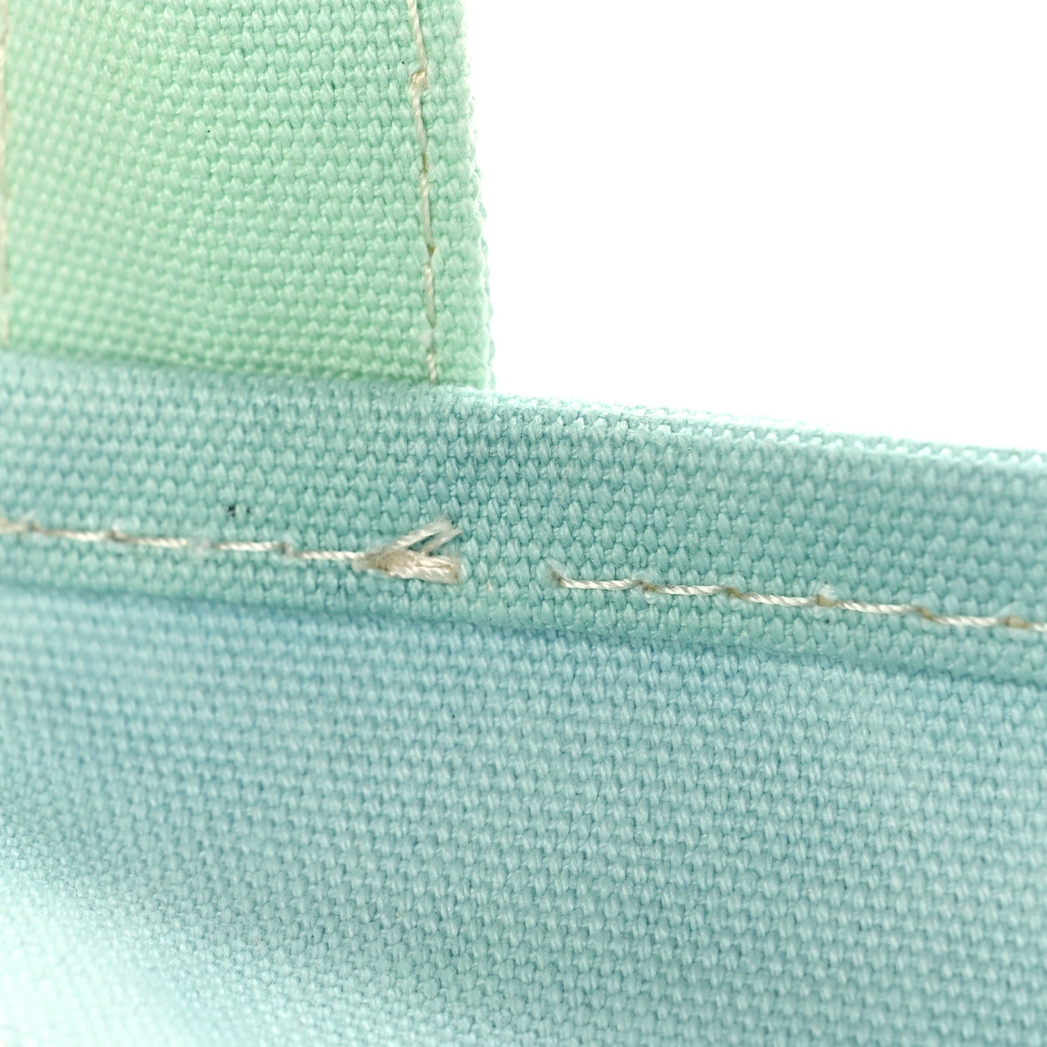 Marc Jacobs Cotton Canvas Mini The Traveler Tote Bag Teal Tie Dye 9 of 9