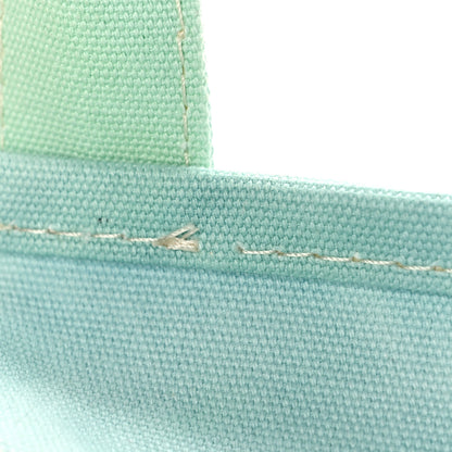 Marc Jacobs Cotton Canvas Mini The Traveler Tote Bag Teal Tie Dye 9 of 9