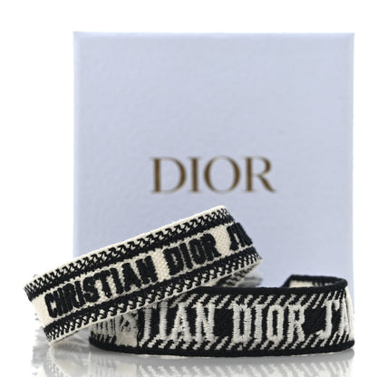 Christian Dior Woven Cotton J'Adior Friendship Bracelet Set Black 5 of 5