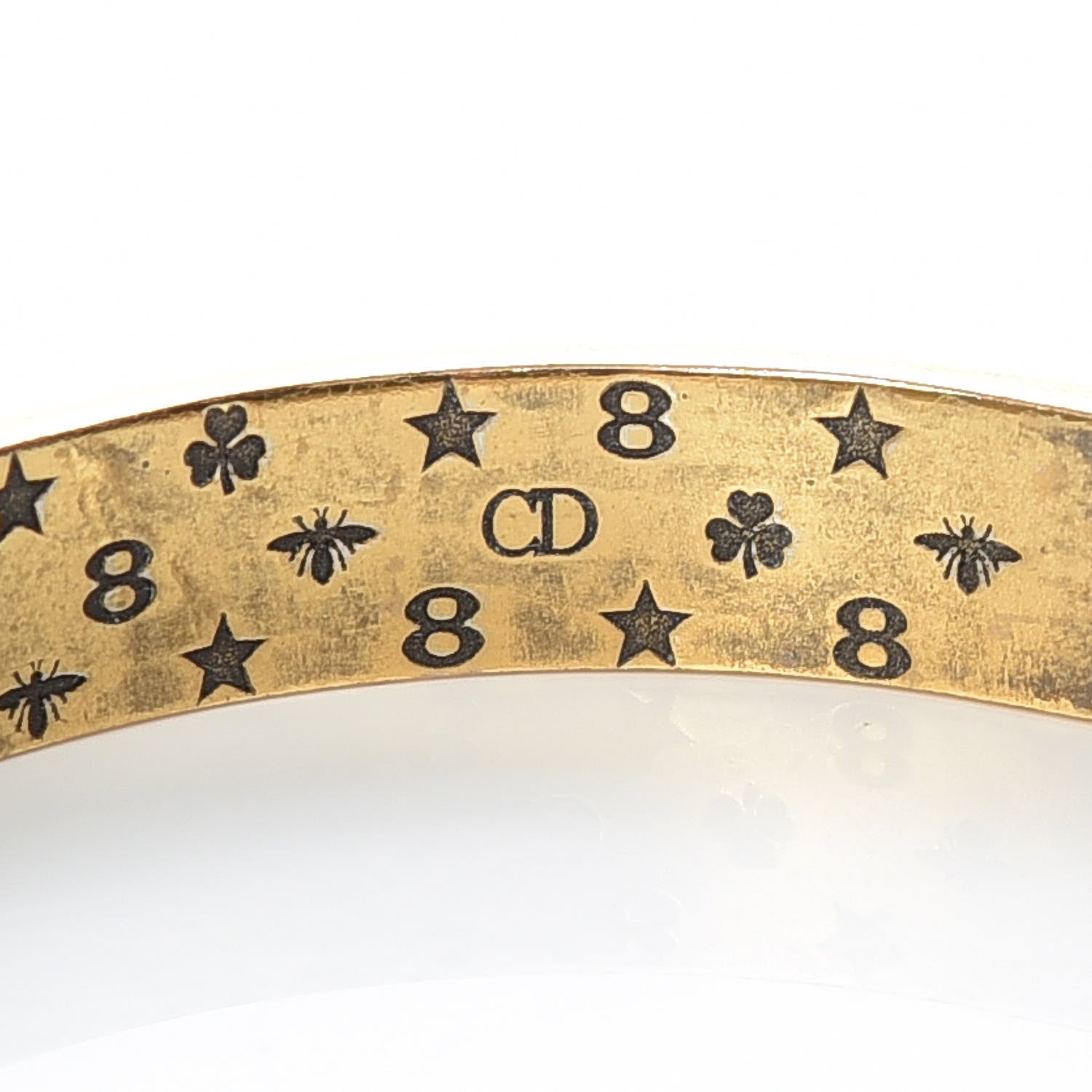 Christian Dior Metal J'Adior Cuff Gold 3 of 6