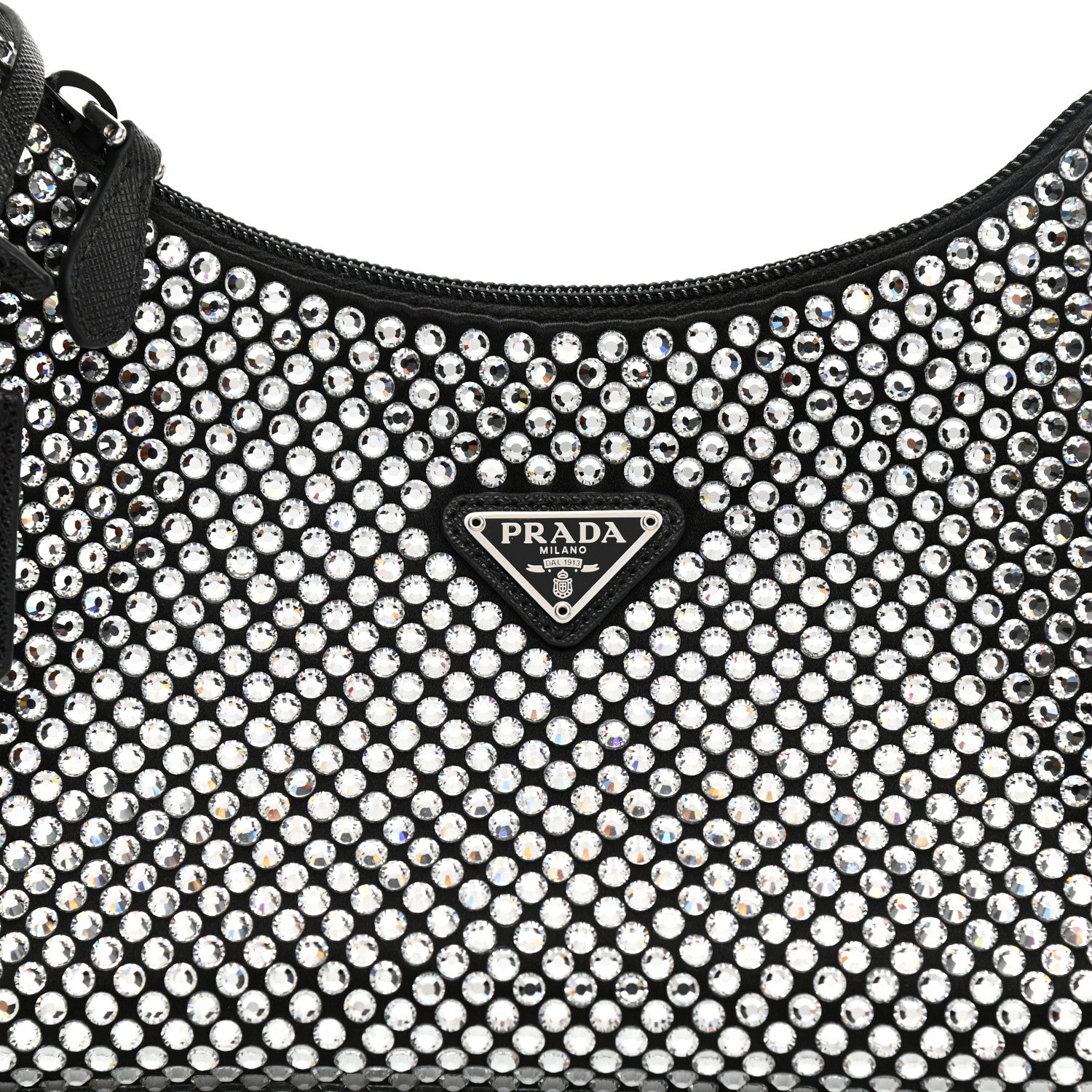 Prada Satin Crystal Mini Re-Edition 2000 Bag Cristal 8 of 9