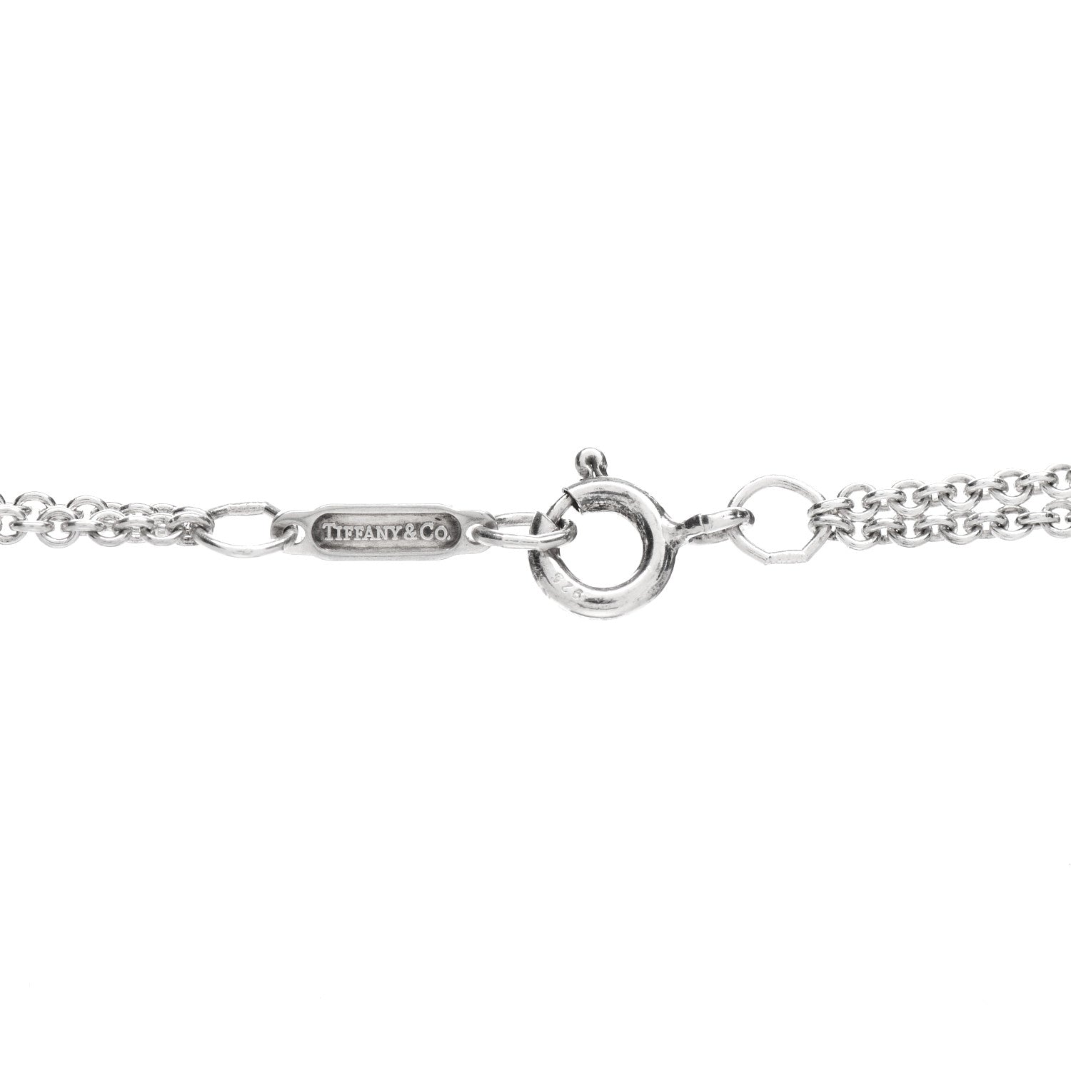 Tiffany Sterling Silver Figure 8 Pendant Necklace 4 of 4