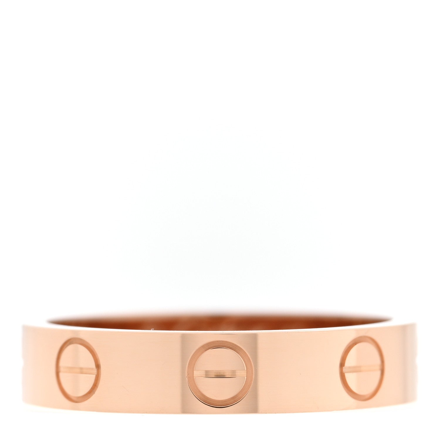 Cartier 18K Pink Gold 3.5mm LOVE Wedding Band Ring 49 4.75 1 of 4