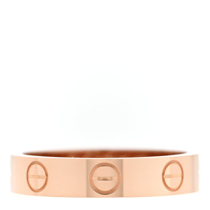 Cartier 18K Pink Gold 3.5mm LOVE Wedding Band Ring 49 4.75 1 of 4