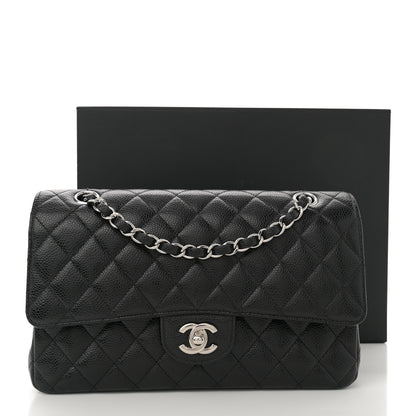 Chanel Caviar Quilted Medium Double Flap Black 10 of 10
