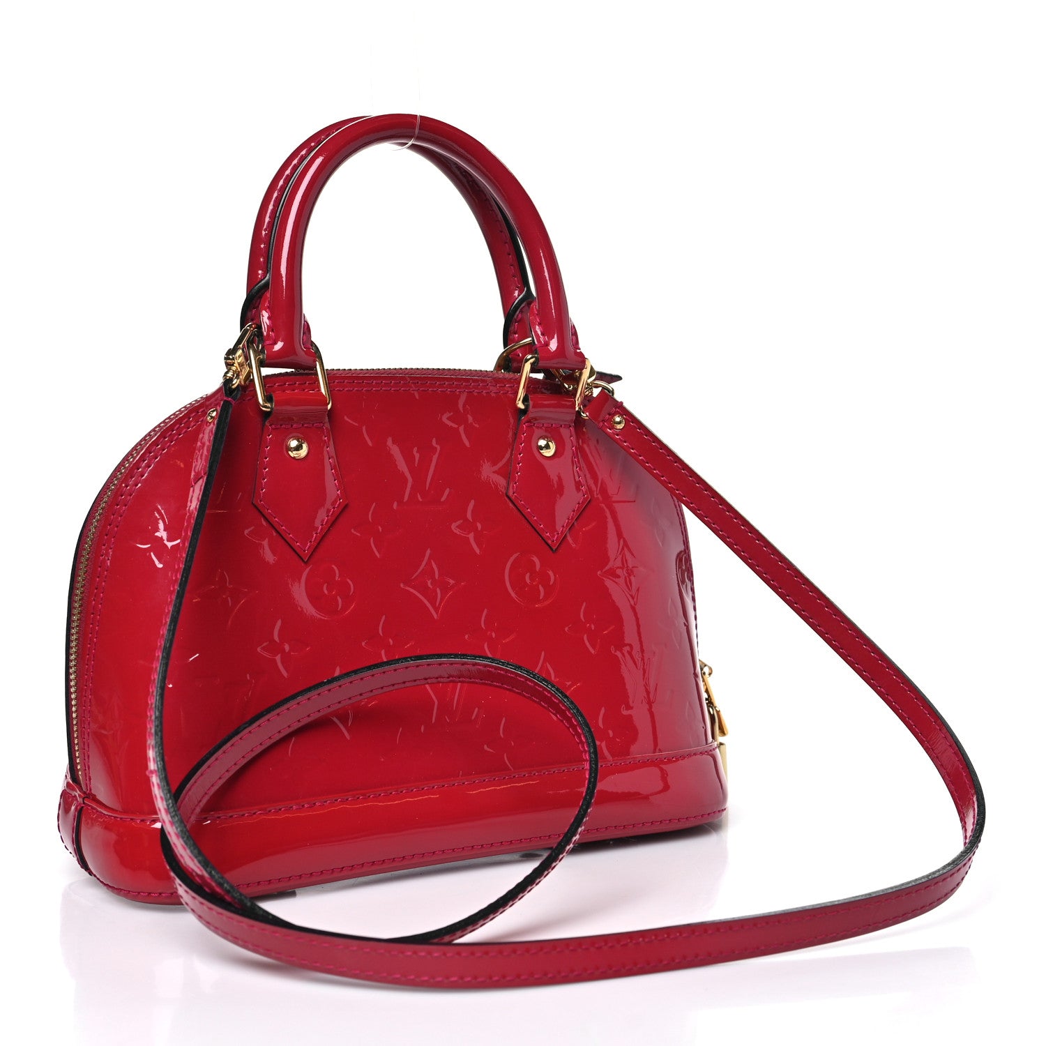 Louis Vuitton Vernis Alma BB Rose Indien 3 of 9
