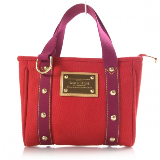 Louis Vuitton Antigua Cabas PM RED 1 of 9