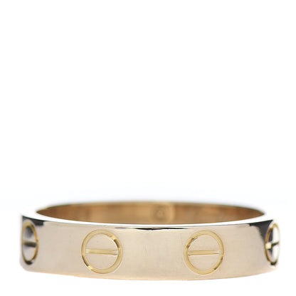 Cartier 18K Yellow Gold 3.5mm LOVE Wedding Band Ring 48 4.5 3 of 5