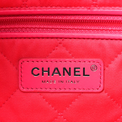 Chanel Matte Calfskin Quilted Monochrome Small Chanel 22 Fuchsia 7 of 11