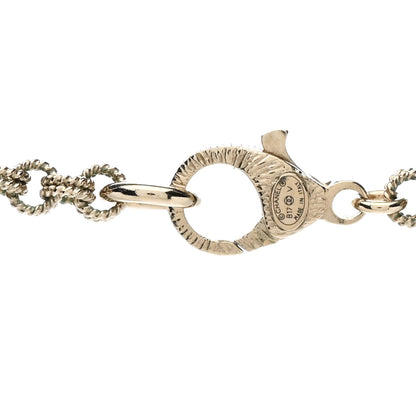 Chanel Pearl CC Necklace Light Gold 6 of 7