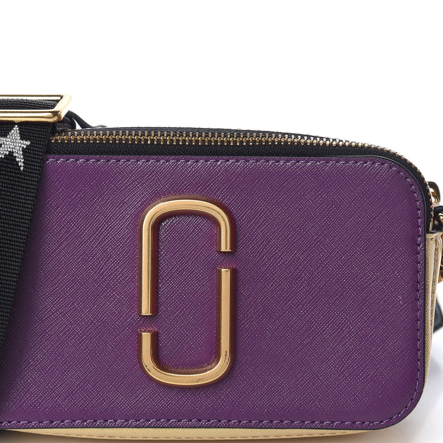 Saffino Small Snapshot Camera Bag Purple Gold