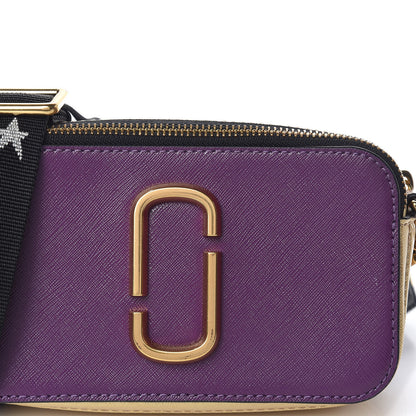 Marc Jacobs Saffino Small Snapshot Camera Bag Purple Gold 9 of 12