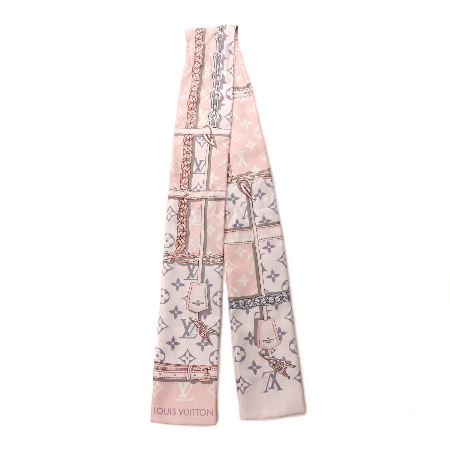 Silk Monogram Confidential Bandeau Light Pink