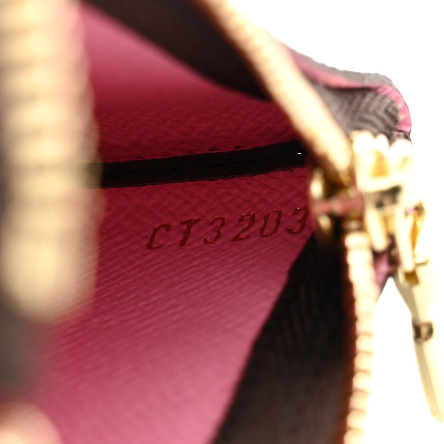 Monogram 2023 Christmas Animation Alpine Key Pouch  Pink