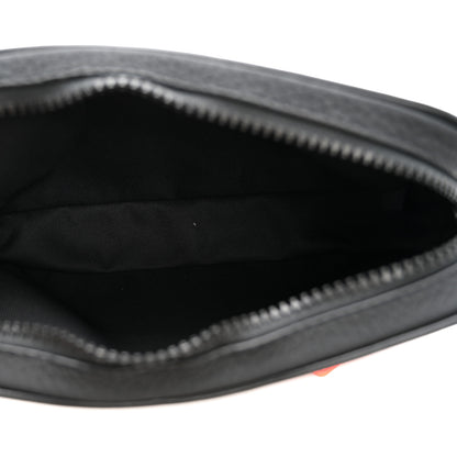 Louis Vuitton Taurillon Monogram Uniformes Solar Ray Soft Pochette Volga Belt Bag Black 5 of 9