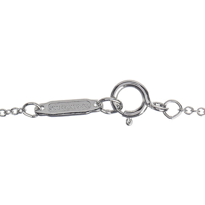 Tiffany Platinum Diamond Small Lock Pendant Necklace 6 of 6