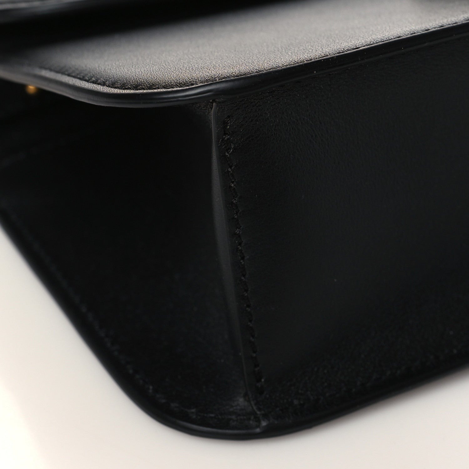 Valentino Garavani Calfskin Vlogo Loco Shoulder Bag Black 7 of 8