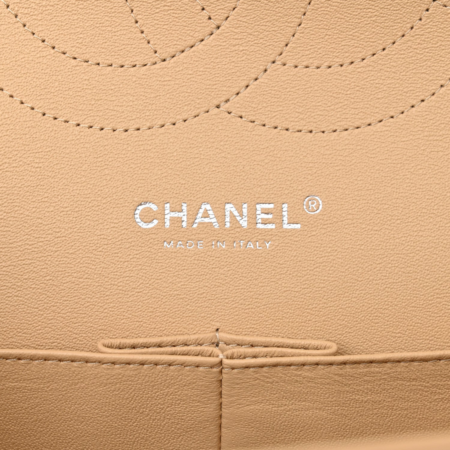 Chanel Caviar Quilted Jumbo Double Flap Beige 6 of 10